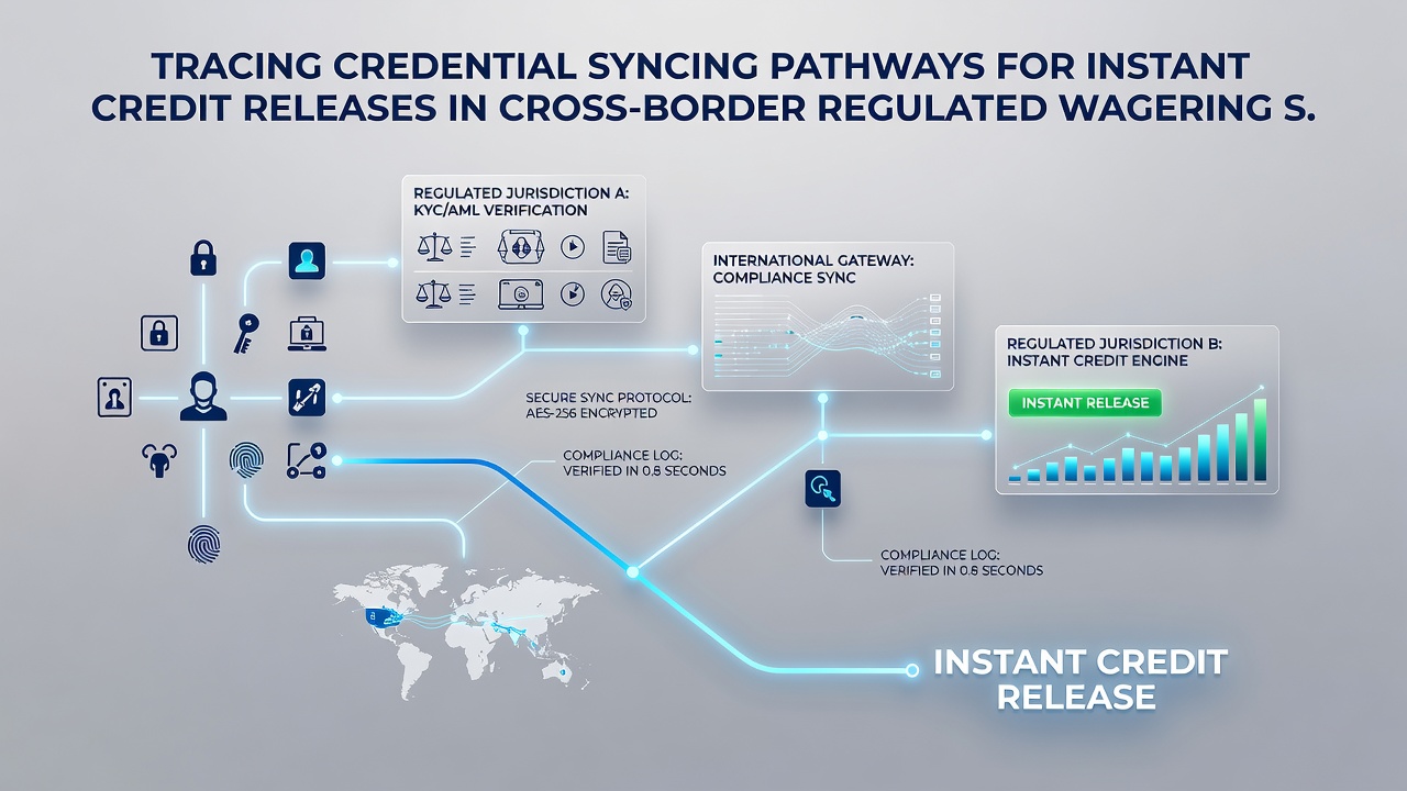 Flussdiagramm der Echtzeit-Kreditfreigabe nach Credential-Synchronisation